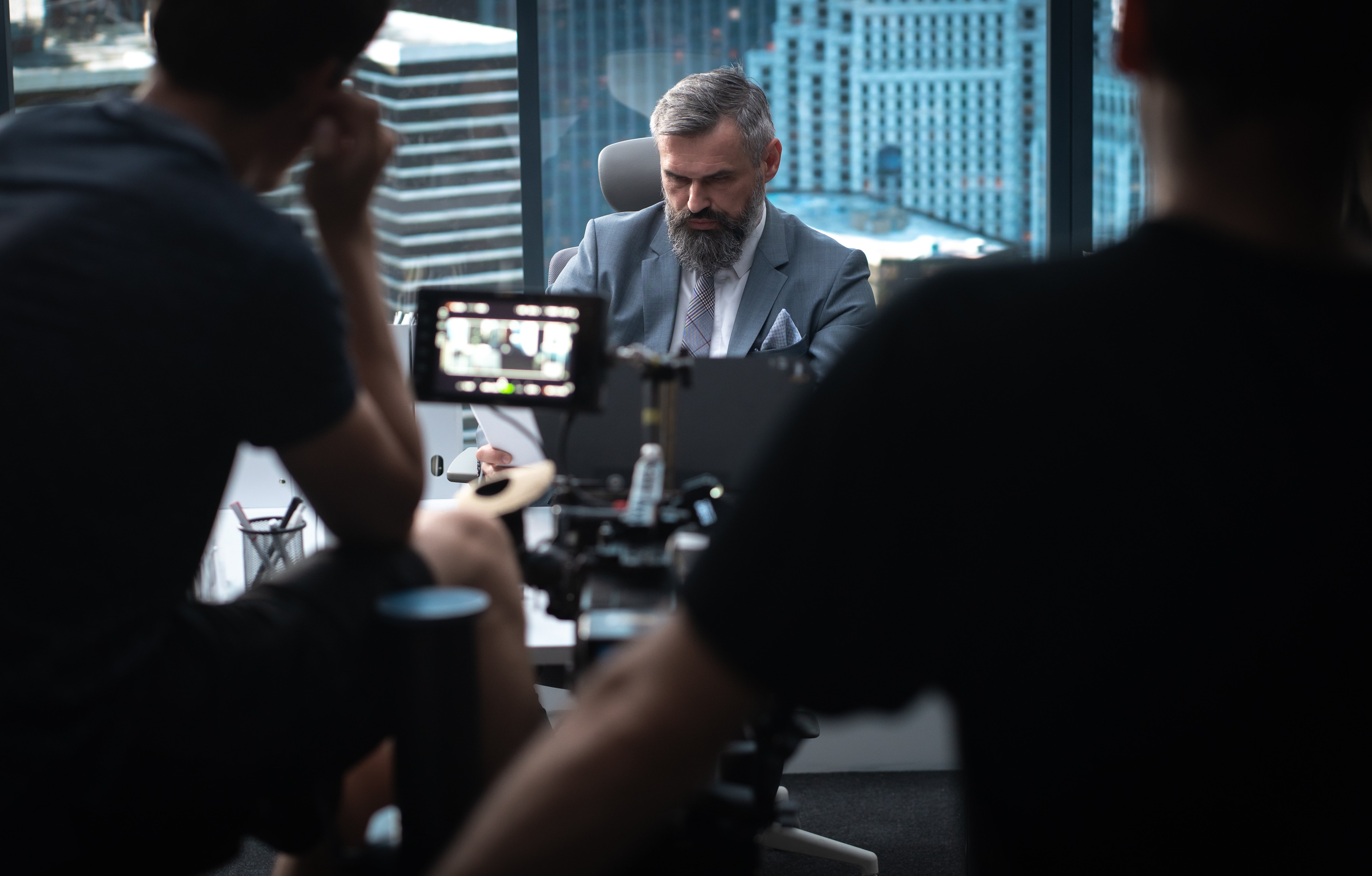 Social media content ideas captured through behind-the-scenes video production for brands.